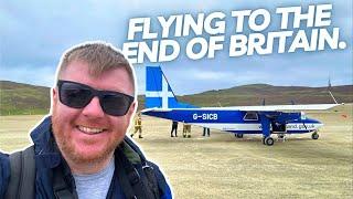 I flew to Britain's MOST REMOTE island. (and it surprised me!)