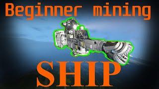 Space Engineers - Beginner Mining Ship. CHEAP