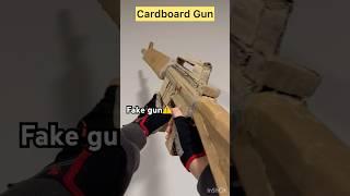 Cardboard M16 so Nice gun #fakegun #cardboard #cardboardgun