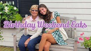 what I eat in a weekend (birthday) | viviane audi