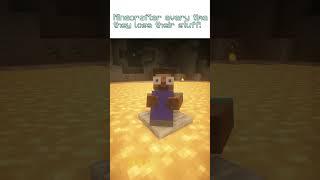 Losing your stuff in Minecraft (remake of @GarrettTheCarrot ) #shorts