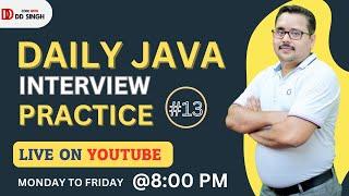 DAILY JAVA INTERVIEW PRACTICE #13| INTERVIEW QUESTION | JAVA PRACTICE | #javainterviewpreparation