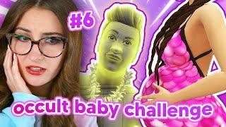 baby #6 is HERE in the sims 4  occult baby challenge #6