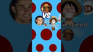 IShowSpeed vs Monkey D. Luffy vs Ronaldo CR7 Song: Die With A Smile #aisongcover #aicover #football