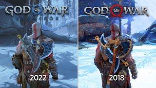 God of War Рагнарёк против God of War 2018 — Сравнение Деталей