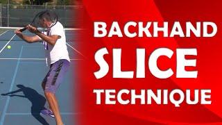 Slice Backhand Technique | SLICE GROUNDSTROKES