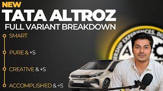 Altroz Variant Breakdown | Altroz Base Model to Altroz Top Variant #autocritic #Altroz #tataaltroz
