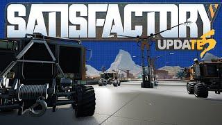 TRACTORS + HIGHWAY!! For Satisfactory Update 5 - Part 4