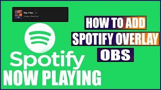 how to add spotify overlay to streamlabs obs without plugin