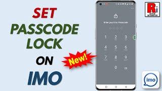 How to Set Passcode Lock on Imo (New Update)