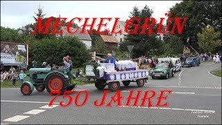 750 Jahre Mechelgrün im Vogtland, Festumzug, August 2017 4K