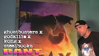 Ghostbusters x Godzilla x Kong x Steelbooks Unboxing #ghostbusters #godzillaxkongthenewempire