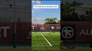 Tehnica de lovire balon #short #strike #portar #youthfootball #dinamo