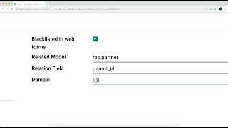 How to Set a Domain on a One to Many Field O2M in Odoo V15