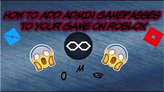 HOW TO MAKE ADMIN GAMEPASSES ON ROBLOX