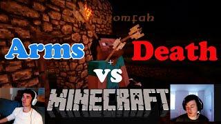 Arms vs Death in Minecraft | Hilarious Minecraft Fail Compilation