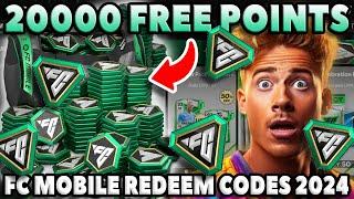 How to get 20000 FREE POINTS in FC Mobile | Free EA FC Mobile 24 Points Redeem Codes 2024!