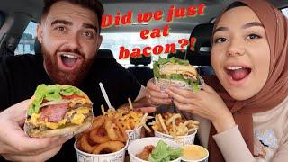 BIG MAC + DOUBLE BEEF N BACON BURGERS MUKBANG | BACON N CHEESE LOADED FRIES CHEESE SAUCE  CHILLI CHE