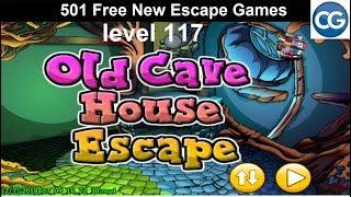 [Walkthrough] 501 Free New Escape Games level 117 - Old cave house escape - Complete Game