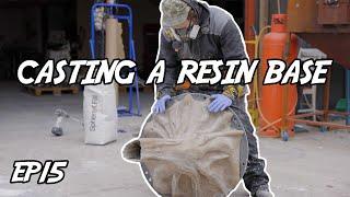 CASTING A RESIN BASE // THE LOST FOUNDRY