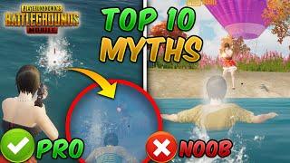 Top 10 Mythbusters in PUBG MOBILE | Tips And Tricks PUBG Myths #5