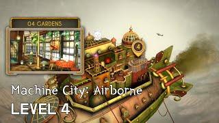 Escape Machine City Airborne Level 4 Gardens Walkthrough (Snapbreak)