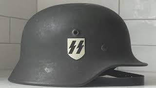 Waffen-SS M40 Q66 Combat Helmet