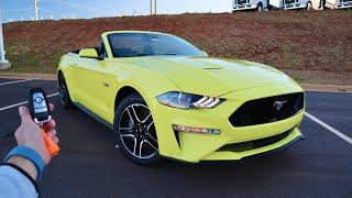 NEW Ford Mustang GT Premium Convertible (Manual): Start Up, Exhaust, Test Drive and Review