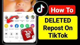 How To DELETE Repost On TikTok (2023) | Delete TikTok Repost