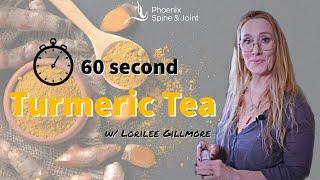 Turmeric Tea In One Minute | Anti-inflammatory Diet