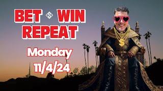 Bet-Win-Repeat with Detroit Lenny | Picks and Parlays Monday 11/4/24