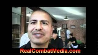 Chris Cercola from RealCombatMedia.com Interviews sensational trainer Roberto Garcia