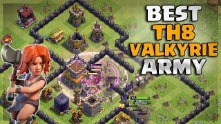 BEST TH8 Valkyrie Attack Strategy (Clash of Clans)