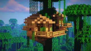 Minecraft | How to Build a Jungle Treehouse