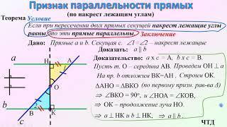 7 класс. Признаки  параллельности прямых