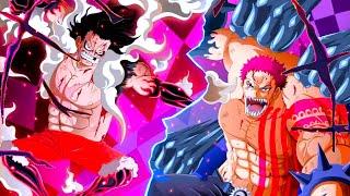 Luffy beats Katakuri in the mirror world. Luffy's peak! Snake man