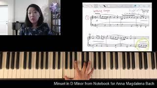 Bach Minuet in D Minor Performance Tutorial