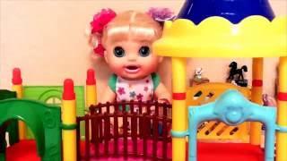 Куклы пупсики Бэби Элайв Baby Alive прибирает игрушки, распаковывает набор Свинка Пеппа .