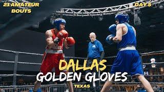 DALLAS TX Golden Gloves 2025! Amateur Boxers CLASH For The BELT!