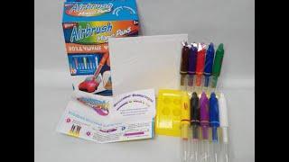 Воздушные фломастеры Airbrush Magic Pens. Отзыв. Live.