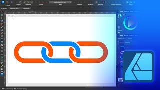 How to Create Interlocking Composition using Shape Builder - Affinity Designer V2 Tutorial