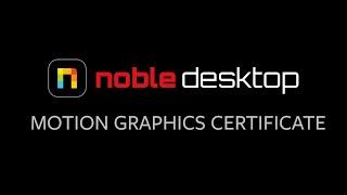 Noble Desktop: Motion Graphics Student Work