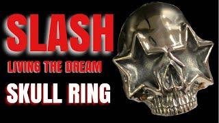 SLASH LIVING THE DREAM SILVER SKULL RING BY AJT JEWELLERY | 4 March 2021