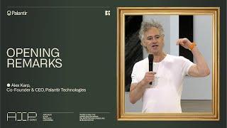 Palantir CEO Alex Karp Opening Remarks | AIPCon 7