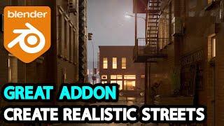 Create Realistic Streets in Blender l Urbaniac Addon