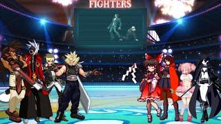 (REQUEST) MUGEN: Cloud/Hyde/Ragna/Sol VS Reimu/Ruby/Madoka/BRS