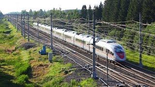 [RZD] EV2-02 "Sapsan" / ЭВС2-02 "Сапсан" Москва - Санкт-Петербург, 192 km/h