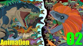 Jurassic World Total War :Allosaurus VS Dilophosaurus (ep21)