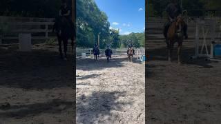 Starting the week of advanced horse camp like... Ft: Luke, and Riley. #horse #horseenthusiast #fyp