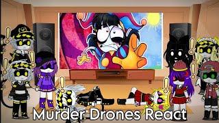 Murders Drones Character React To Digital Hallucination and more songs | Gacha React